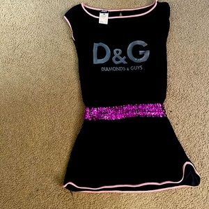 Dolce&Gabbana open back diamonds and guys dress RARE from the 90s